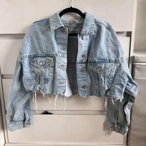 Zara Light Blue Denim Jacket